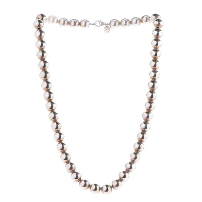 Tiffany Sterling Silver 10mm HardWear Ball Necklace 3 of 4