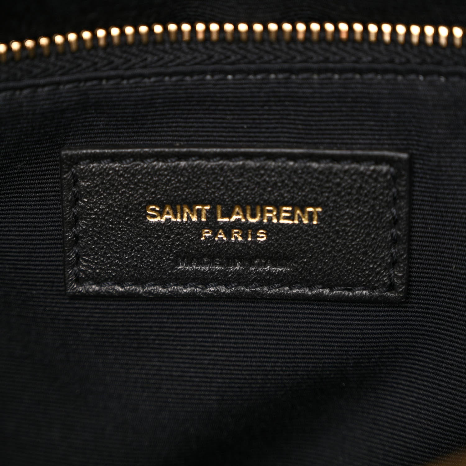 Saint Laurent Calfskin Y Quilted Monogram Small Loulou Chain Satchel Black 6 of 10