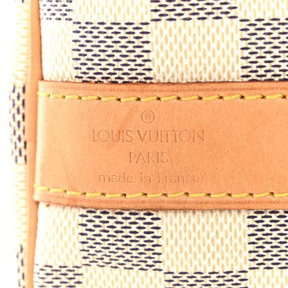 Louis Vuitton Damier Azur Keepall Bandouliere 55 5 of 14