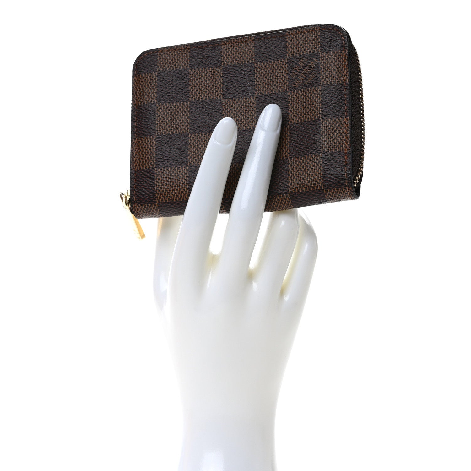 Louis Vuitton Damier Ebene Zippy Coin Purse 2 of 7