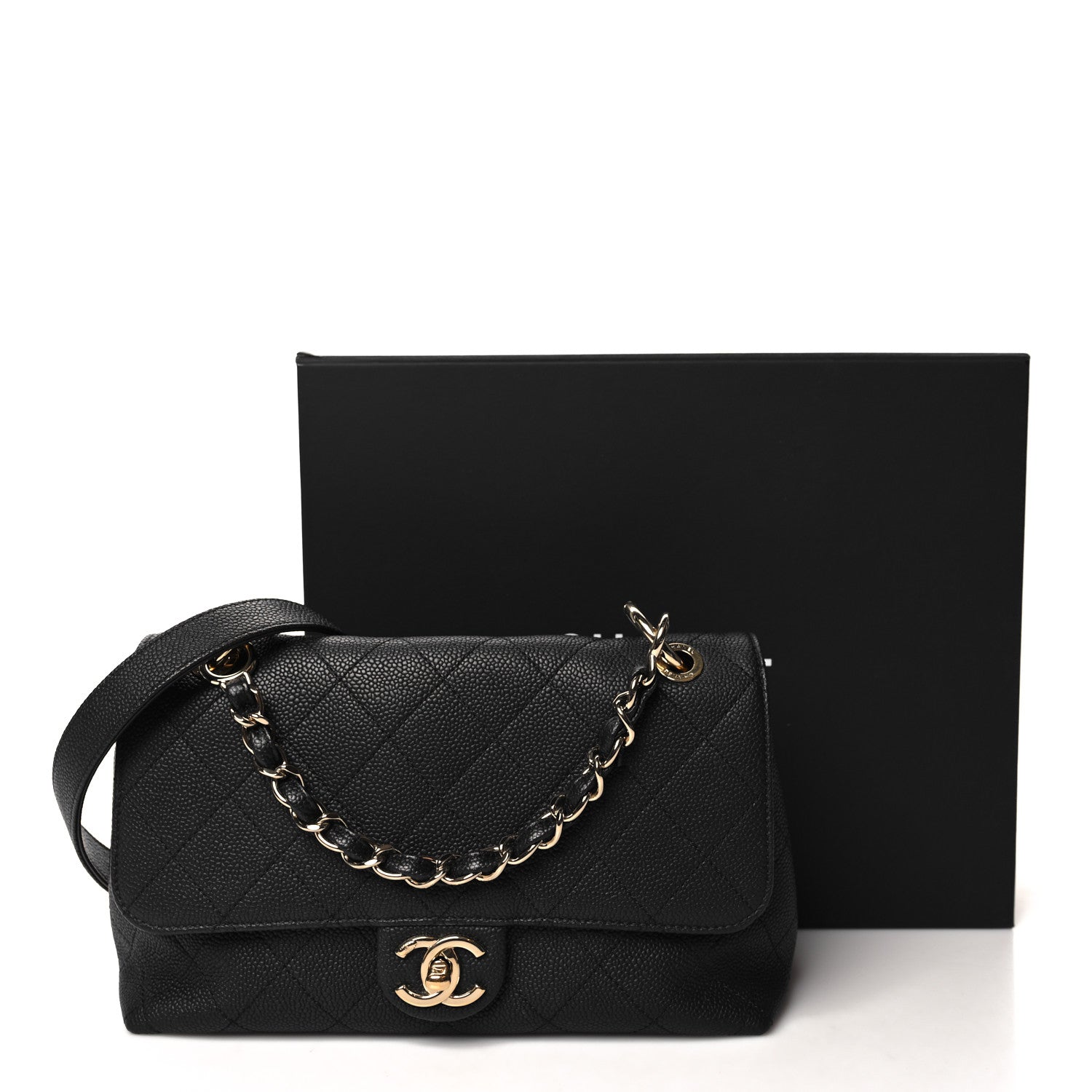 Chanel Caviar Quilted City Walk Flap Black 11 of 11