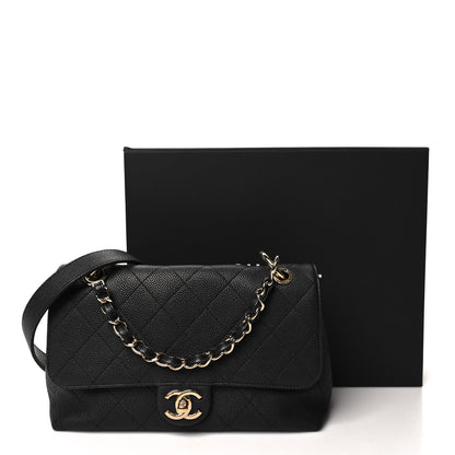 Chanel Caviar Quilted City Walk Flap Black 11 of 11