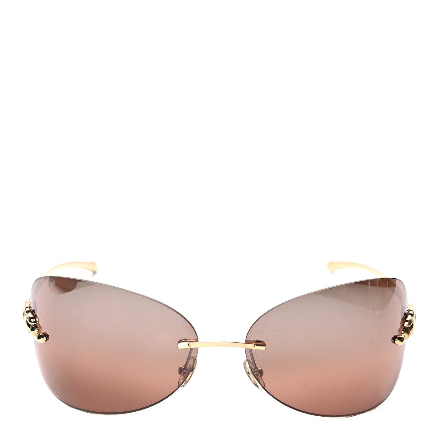 Panthere De Cartier Sunglasses Gold