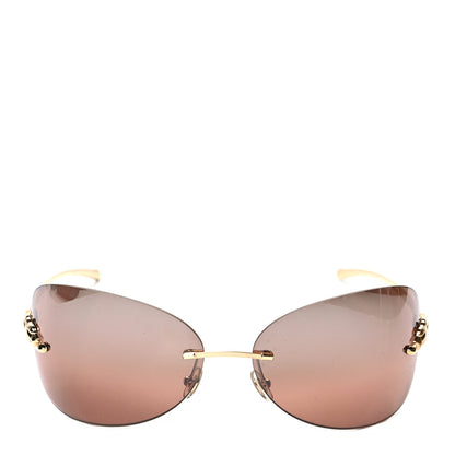 Cartier Panthere De Cartier Sunglasses Gold 2 of 7