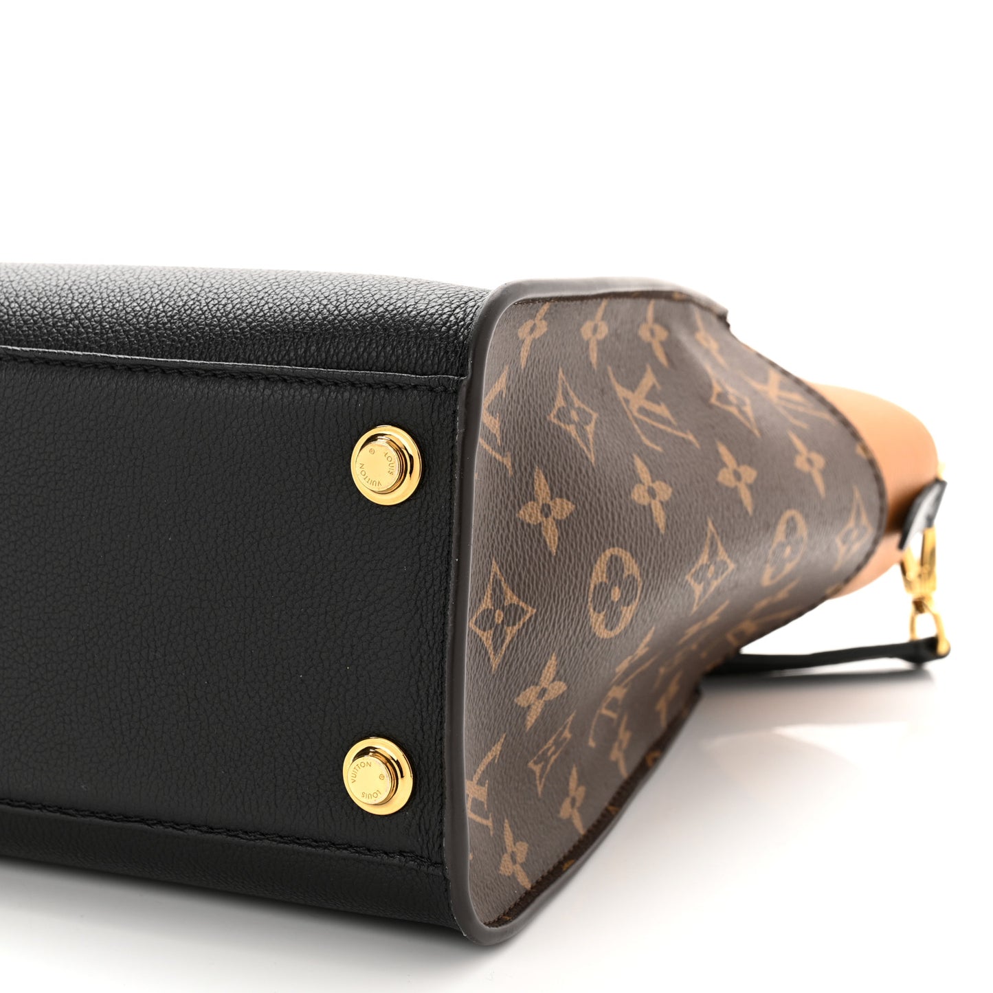 Calfskin Monogram On My Side Black