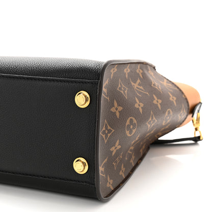 Louis Vuitton Calfskin Monogram On My Side Black 9 of 10