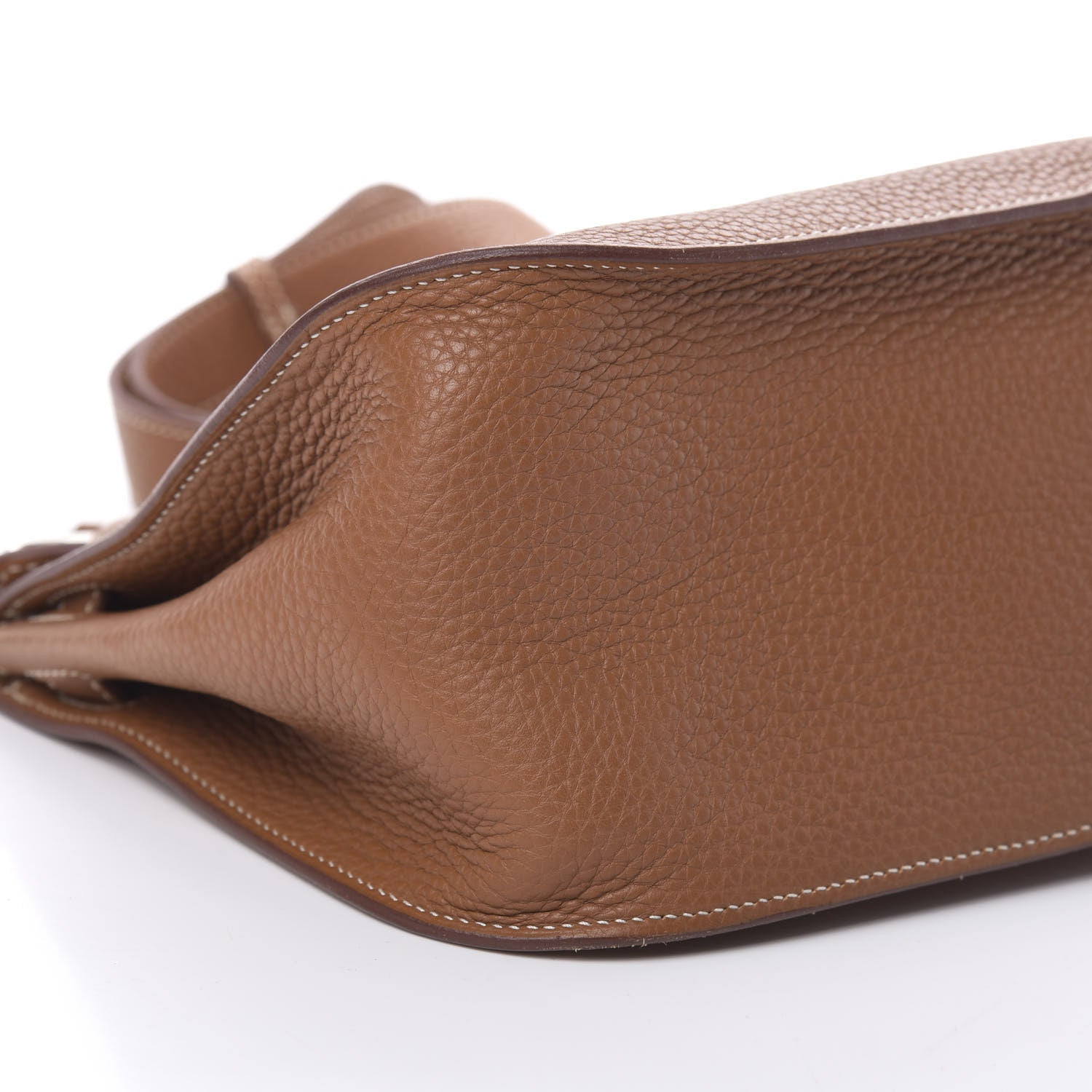 Hermes Taurillon Clemence Jypsiere 28 Gold 9 of 10