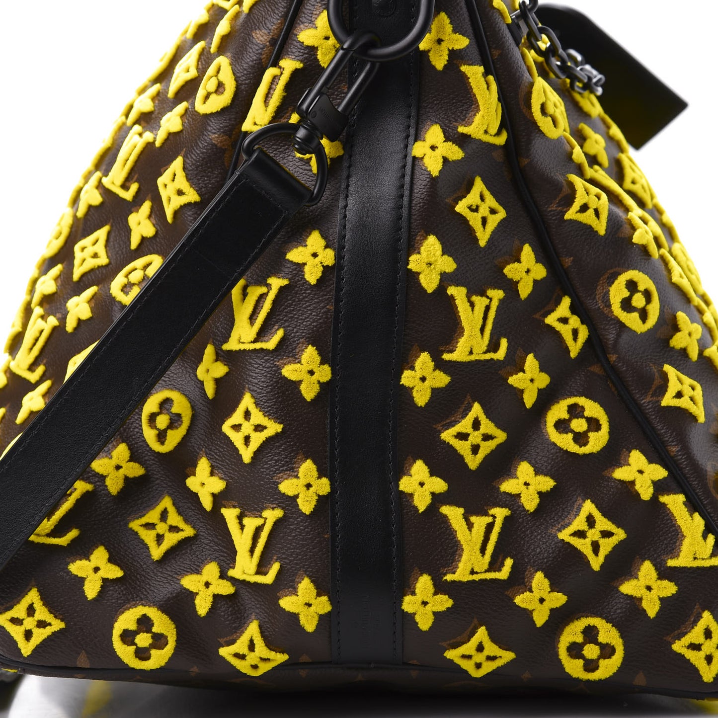Monogram Tuffetage Keepall Triangle Bandouliere 50 Jaune