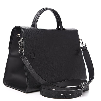Christian Dior Grained Calfskin Medium Diorever Flap Black 2 of 12