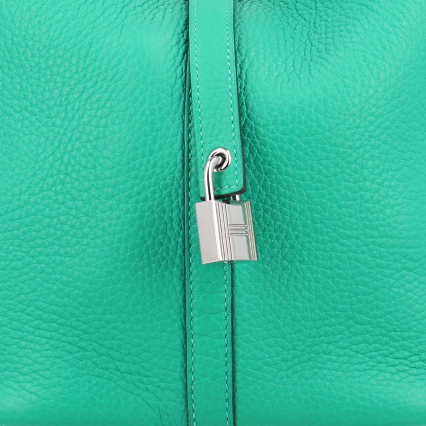 Taurillon Clemence Swift Eclat Picotin Lock 22 MM Menthe Vert Bosphore