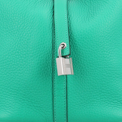Hermes Taurillon Clemence Swift Eclat Picotin Lock 22 MM Menthe Vert Bosphore 7 of 10