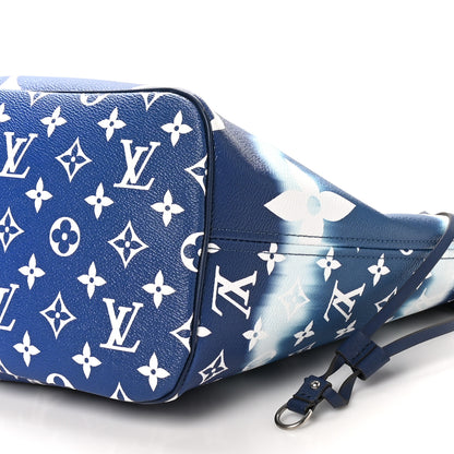 Louis Vuitton Monogram Escale Neverfull MM Blue 10 of 10