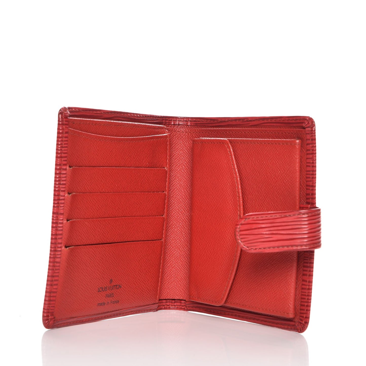 Epi Porte-Billets Compact Wallet Red