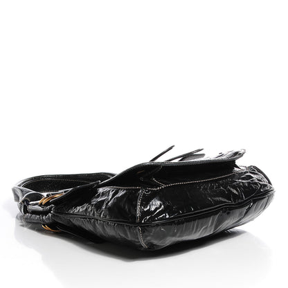 Chloe Patent Small Bay Tote Black 4 of 9