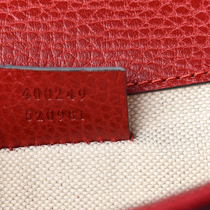 Gucci Dollar Calfskin Swarovski Crystal Small Dionysus Shoulder Bag Hibiscus Red 7 of 10