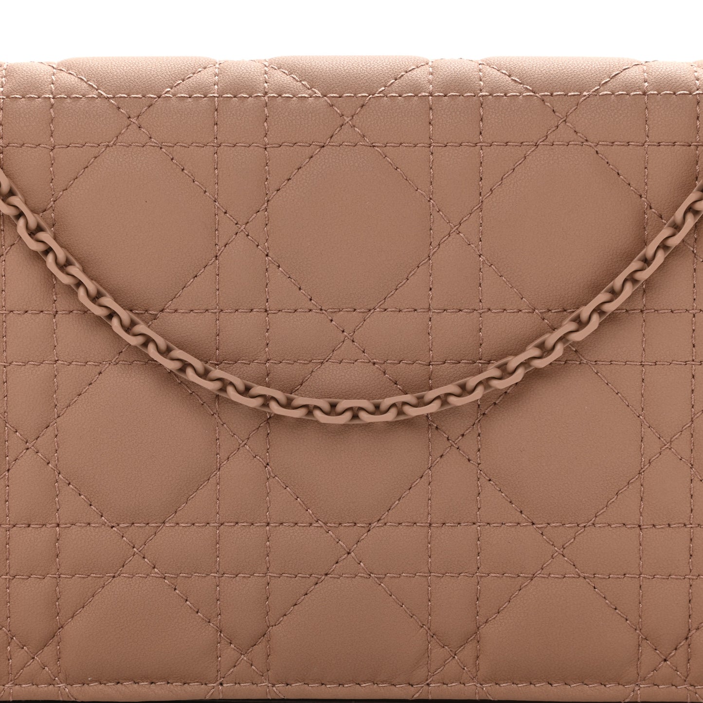Ultra Matte Calfskin Cannage Lady Dior Clutch Fard