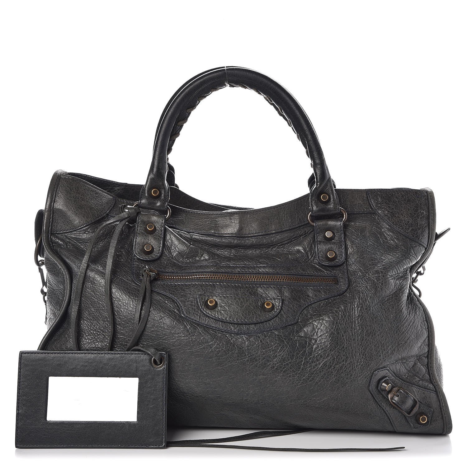 Balenciaga Agneau Classic Hardware City Anthracite 1 of 12