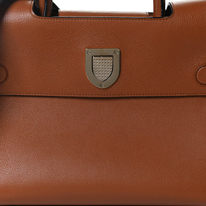 Christian Dior Grained Calfskin Medium Diorever Flap Brown 8 of 14