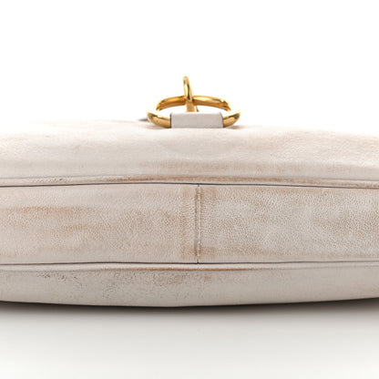 Miu Miu Nappa Old Hook Shoulder Bag Sabbia White 10 of 13