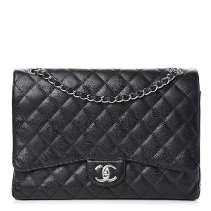 Chanel Caviar Quilted Maxi Double Flap Black 1 of 12