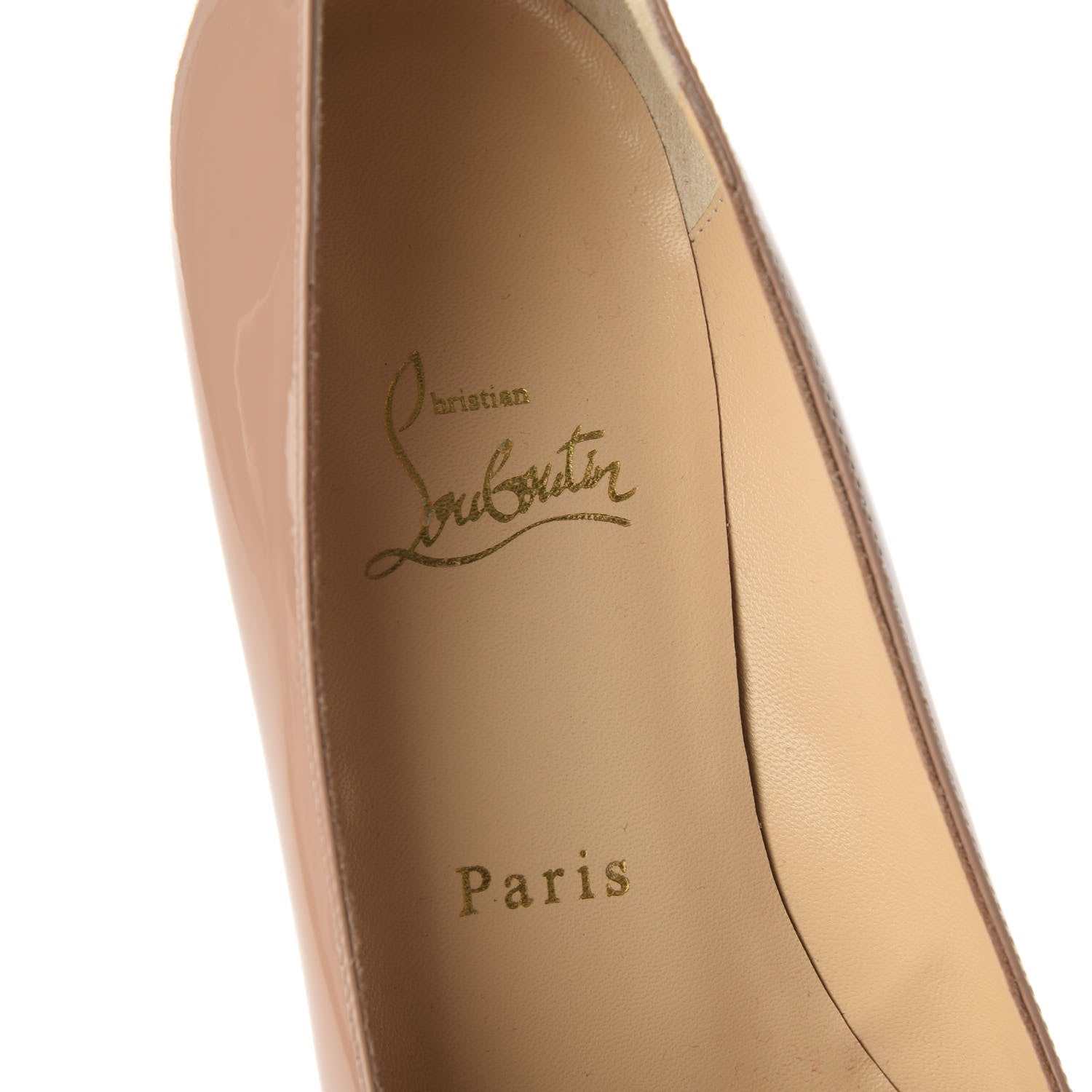 Christian Louboutin Patent Pyramidam 45 Pumps 40.5 Nude 8 of 9