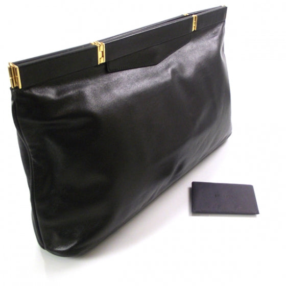 Prada Nappa Pochette Black 3 of 10