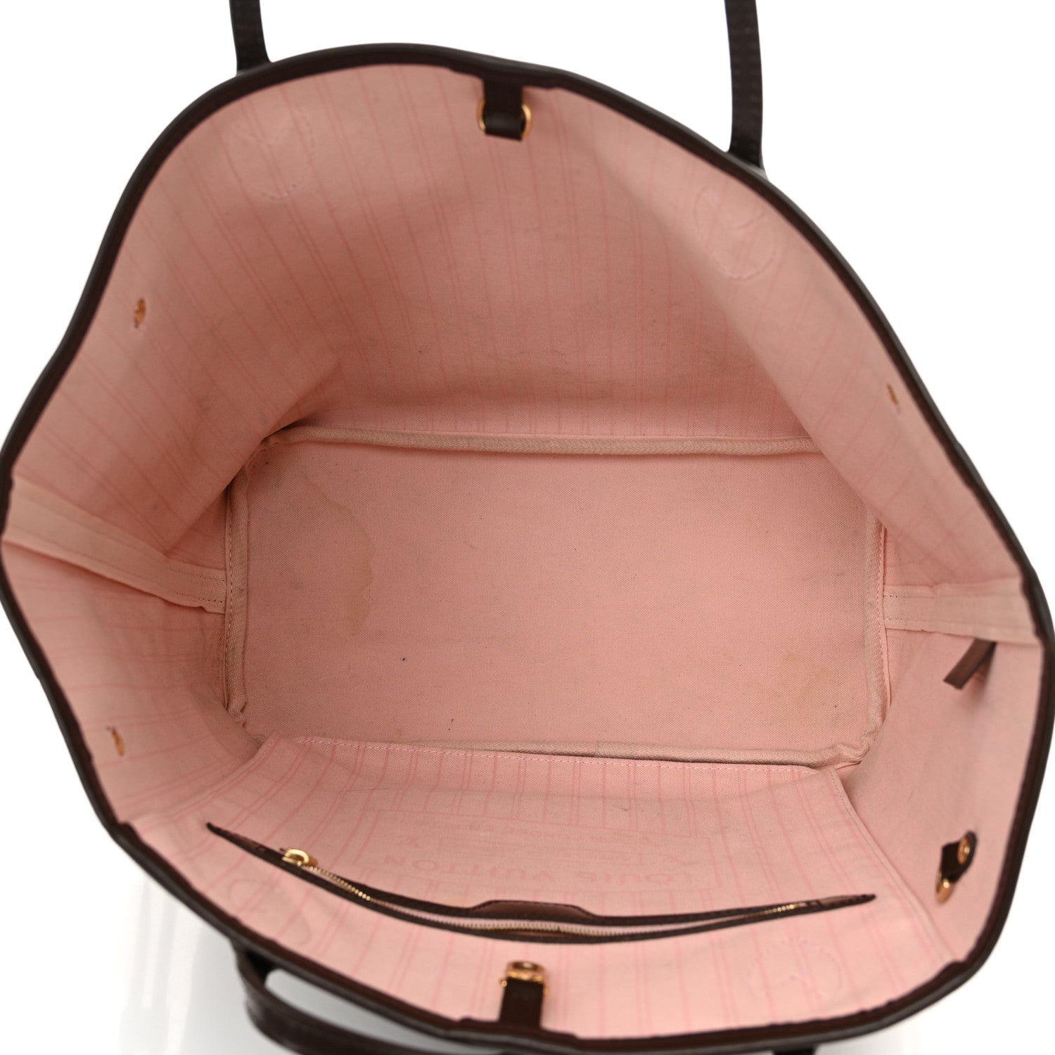 Louis Vuitton Damier Ebene Neo Neverfull MM Rose Ballerine 5 of 13