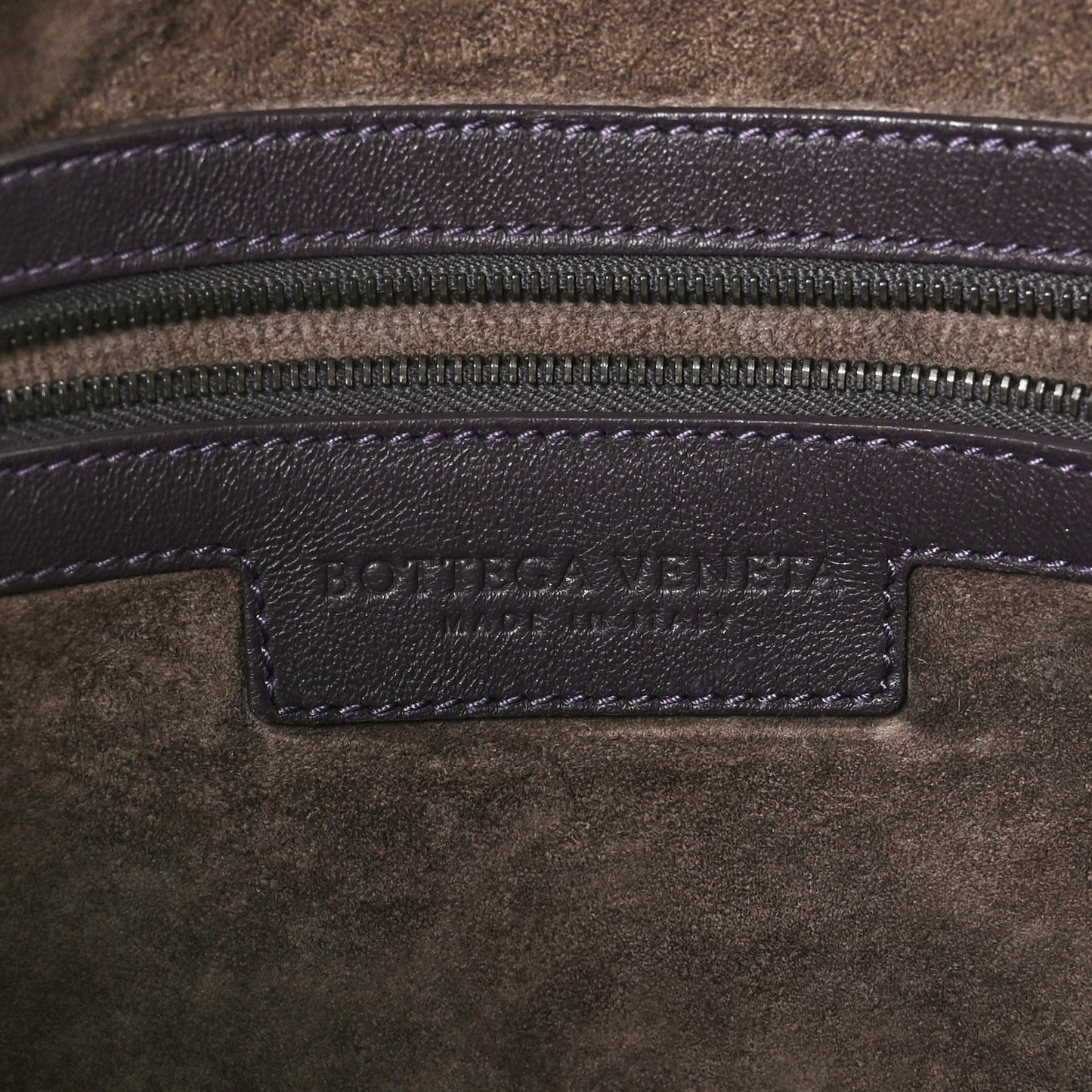 Nappa Intrecciato Large Veneta Hobo Ebano