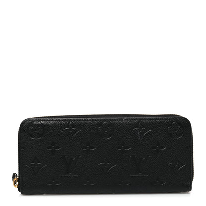 Louis Vuitton Empreinte Clemence Wallet Black 1 of 6