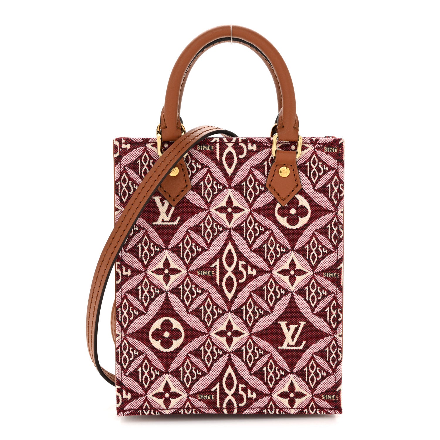 Louis Vuitton Jacquard Since 1854 Petit Sac Plat Bordeaux 1 of 11