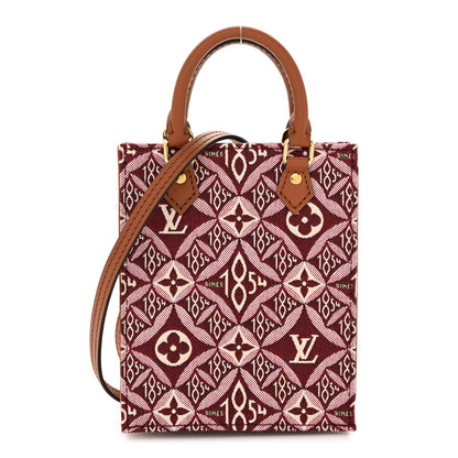 Louis Vuitton Jacquard Since 1854 Petit Sac Plat Bordeaux 1 of 11