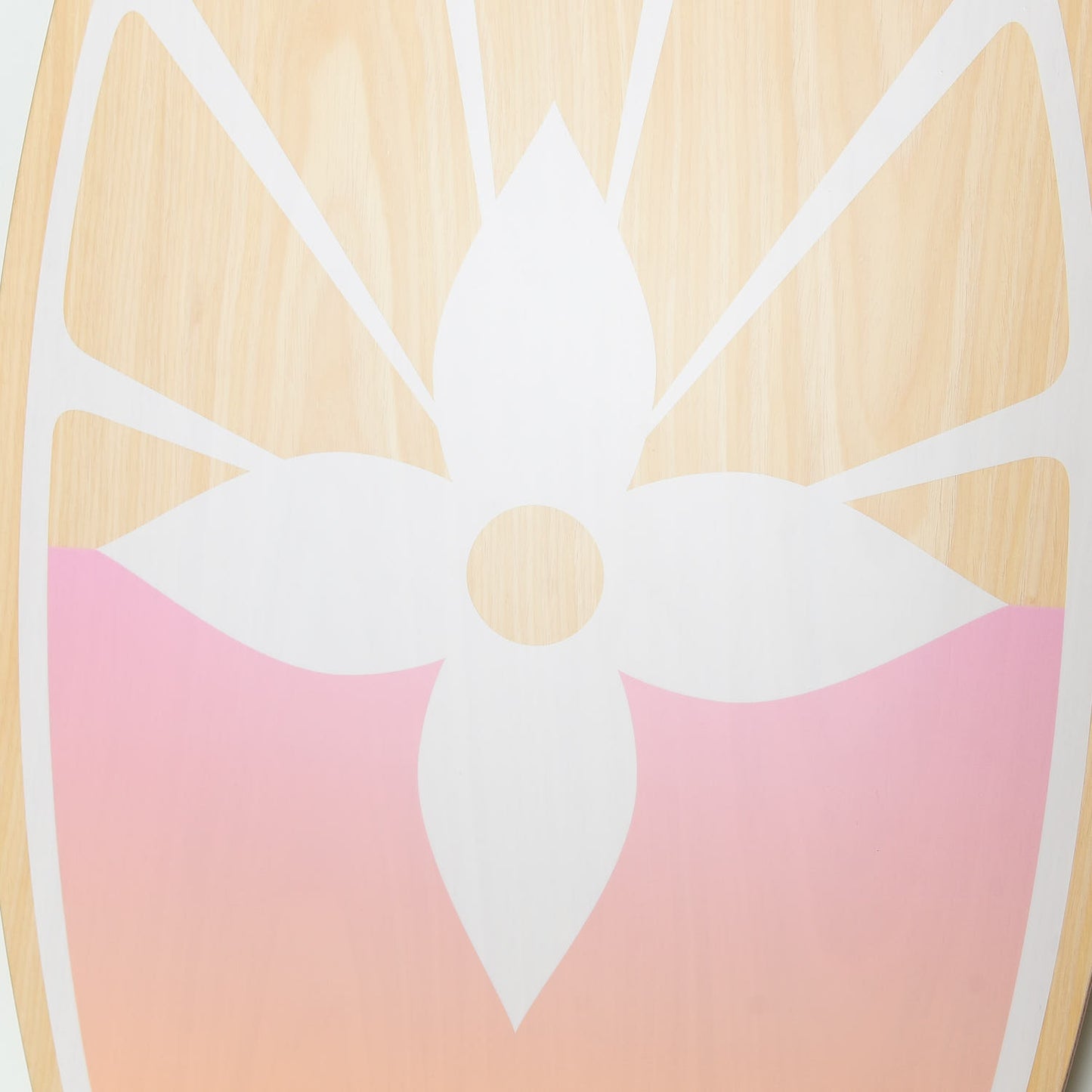 Wood Monogram By The Pool Skimboard Multicolor