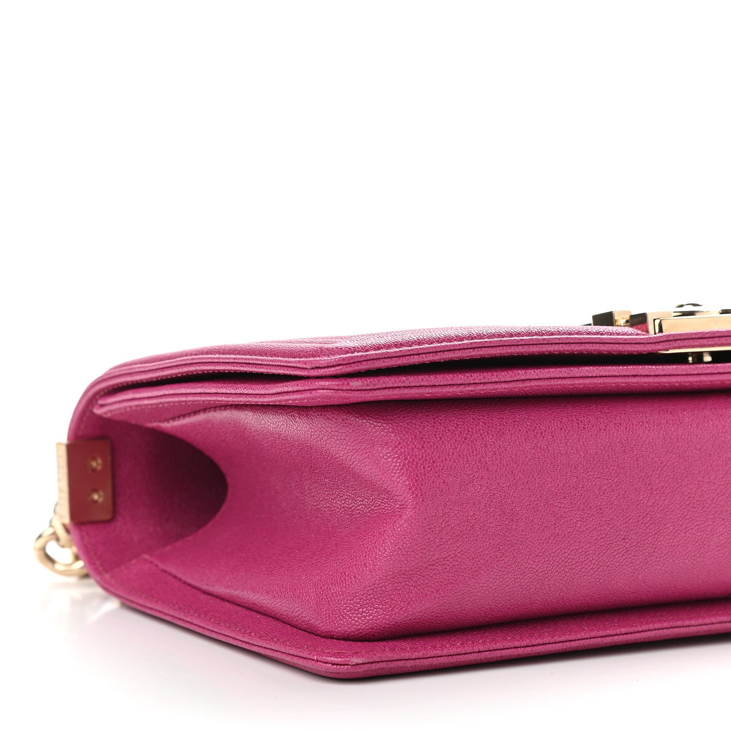 Chanel Caviar Quilted Medium Boy Flap Fuchsia 8 of 9