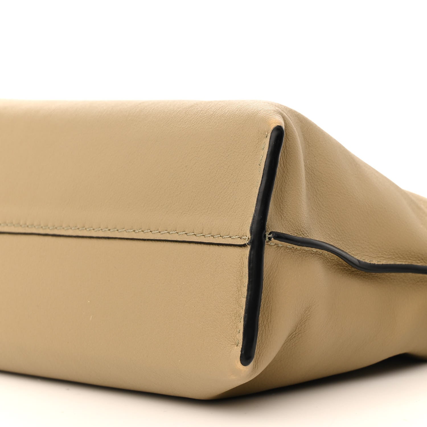 Loewe Calfskin Mini Flamenco Knot Clutch Clay Green 9 of 12
