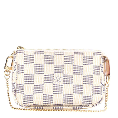 Louis Vuitton Damier Azur Mini Pochette Accessories 1 of 8