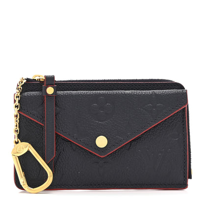 Louis Vuitton Empreinte Recto Verso Card Holder Marine Rouge 1 of 8