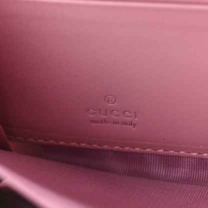 Gucci GG Supreme Monogram Strawberry Zip Around Wallet Light Pink 5 of 7