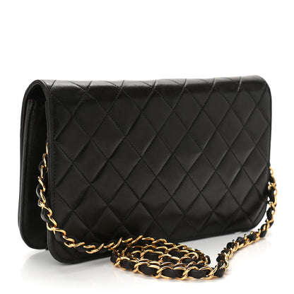 Chanel Lambskin Quilted Small Single Flap Black 2 of 11