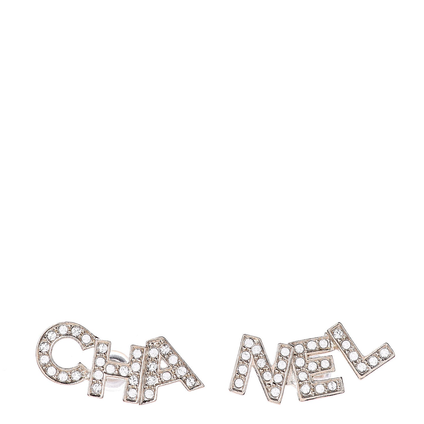 Crystal Pearl Signature Stud Earrings Gold