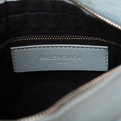 Balenciaga Agneau Giant 12 Silver Hardware Hip Bleu Dragee 6 of 16