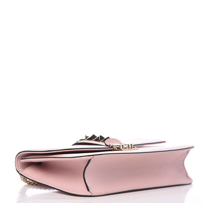 Valentino Garavani Vitello Medium Glam Lock Rockstud Flap Water Rose 5 of 11