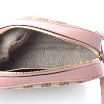 Gucci Monogram Mini Bree Messenger Bag Beige Soft Pink 5 of 9
