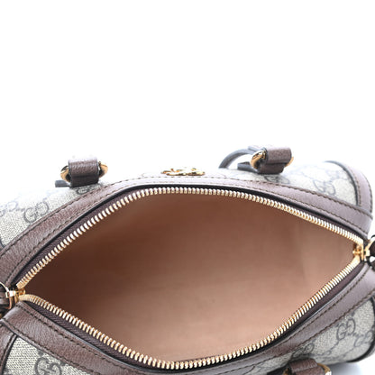 Gucci GG Supreme Monogram Web Small Ophidia Boston Bag Beige New Acero 4 of 4