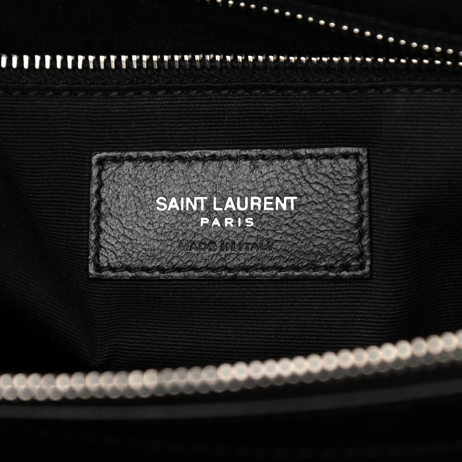 Saint Laurent Calfskin Y Quilted Monogram Large Loulou Chain Satchel Black 7 of 16