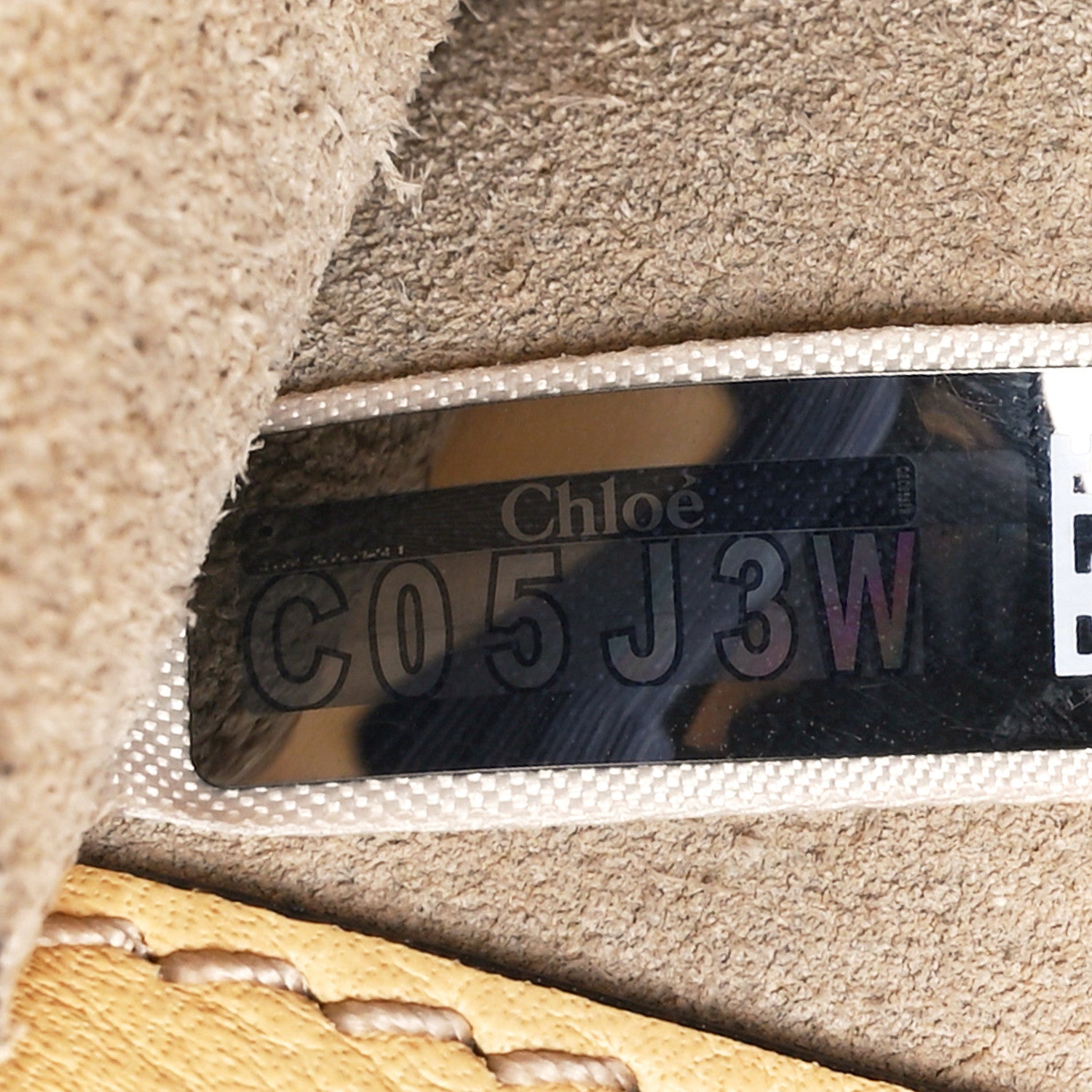 Chloe Calfskin Suede Small Nile Bracelet Bag Subtle Yellow 9 of 13