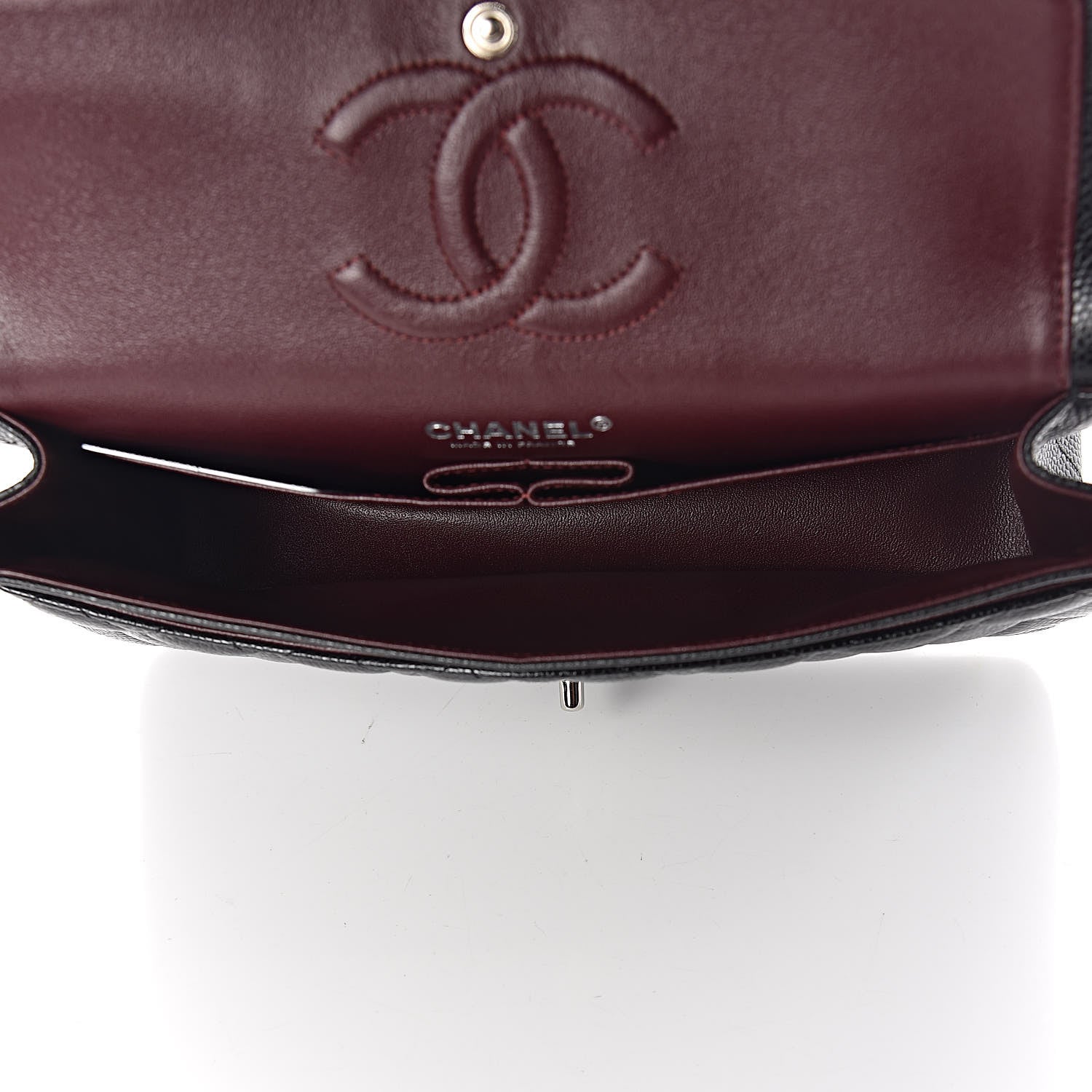Chanel Caviar Quilted Medium Double Flap Black 5 of 10