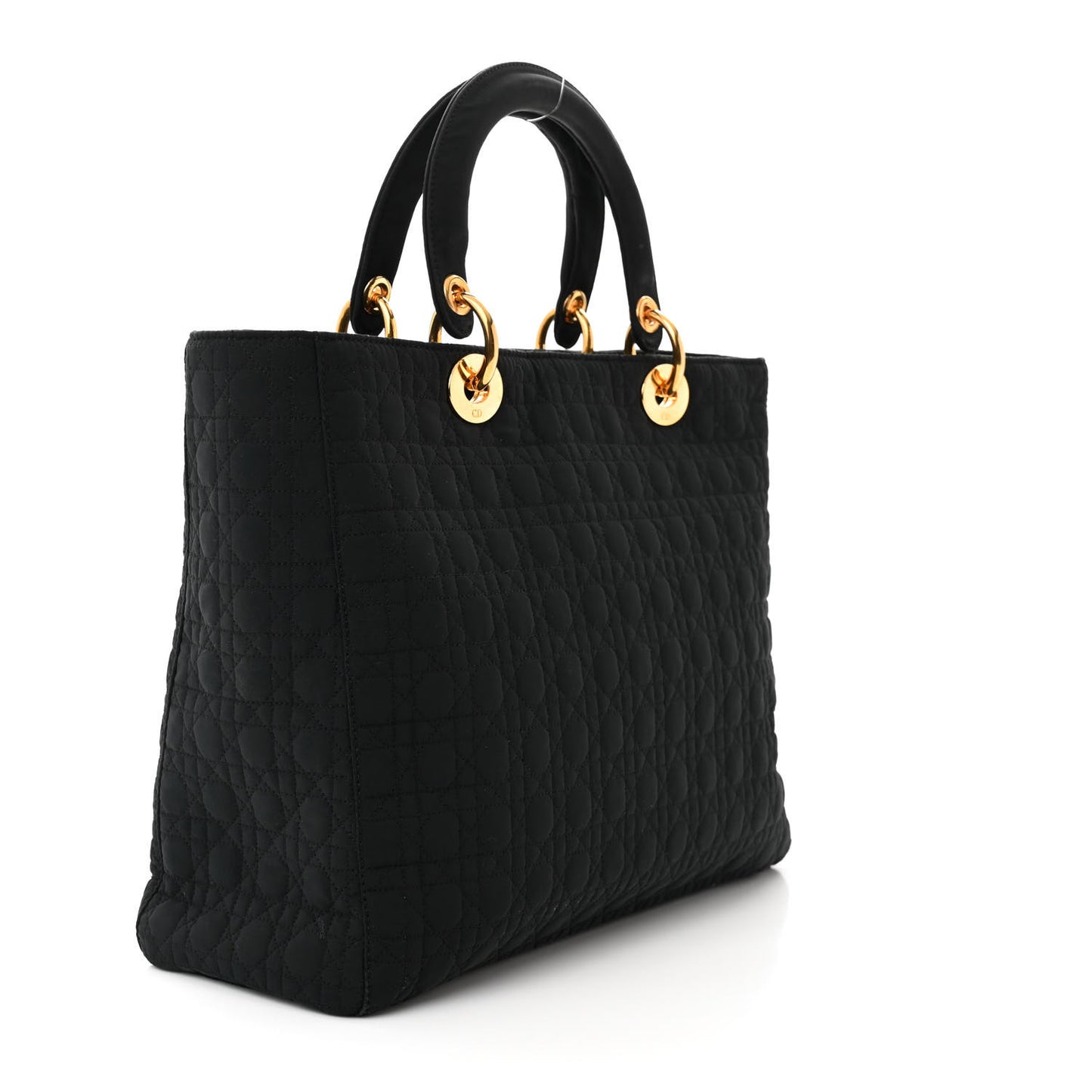 Nylon Cannage Large Lady Dior Black