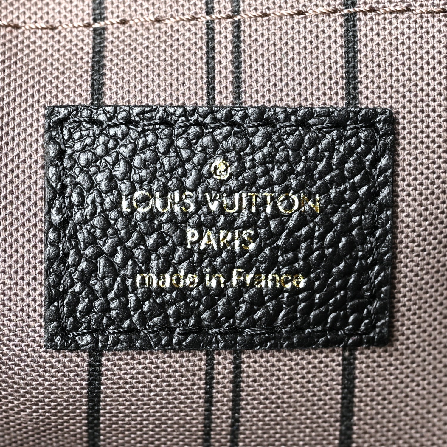 Louis Vuitton Empreinte Montaigne MM Black 7 of 10