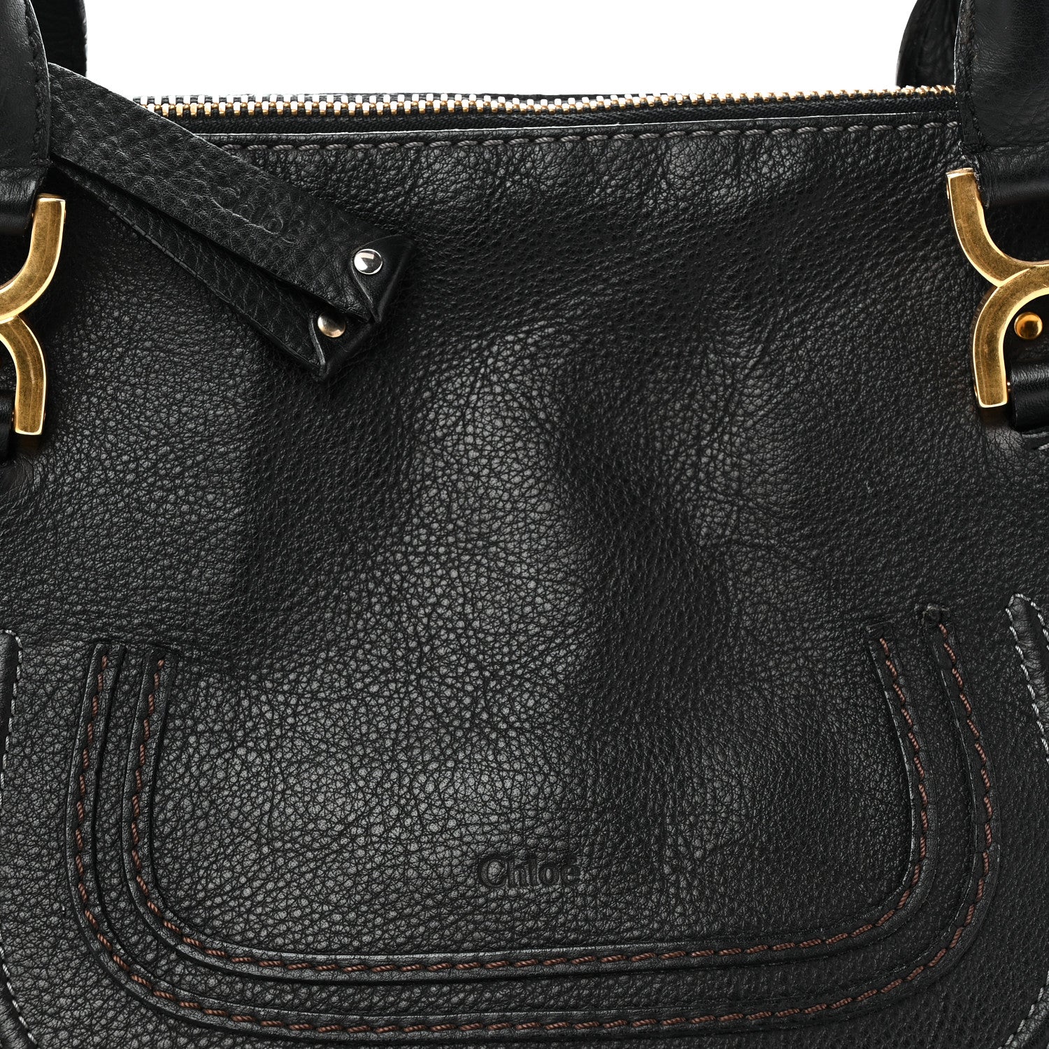 Chloe Calfskin Medium Marcie Satchel Black 7 of 9