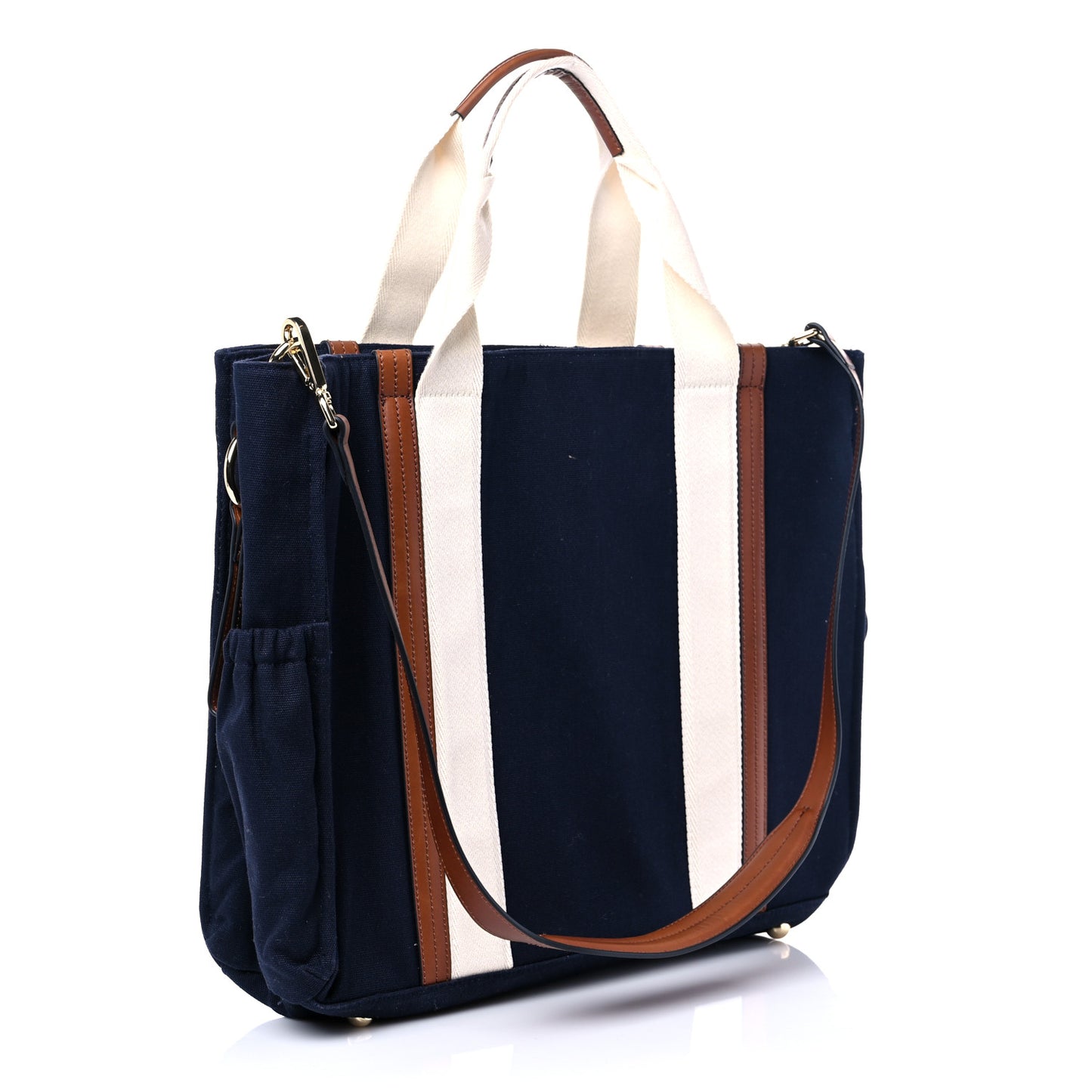 Canvas Diaper Bag Navy